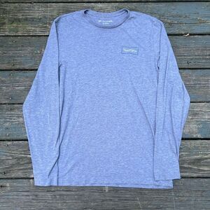 Travis Mathew Long Sleeve T-Shirt Grey Green Men’s Size Medium